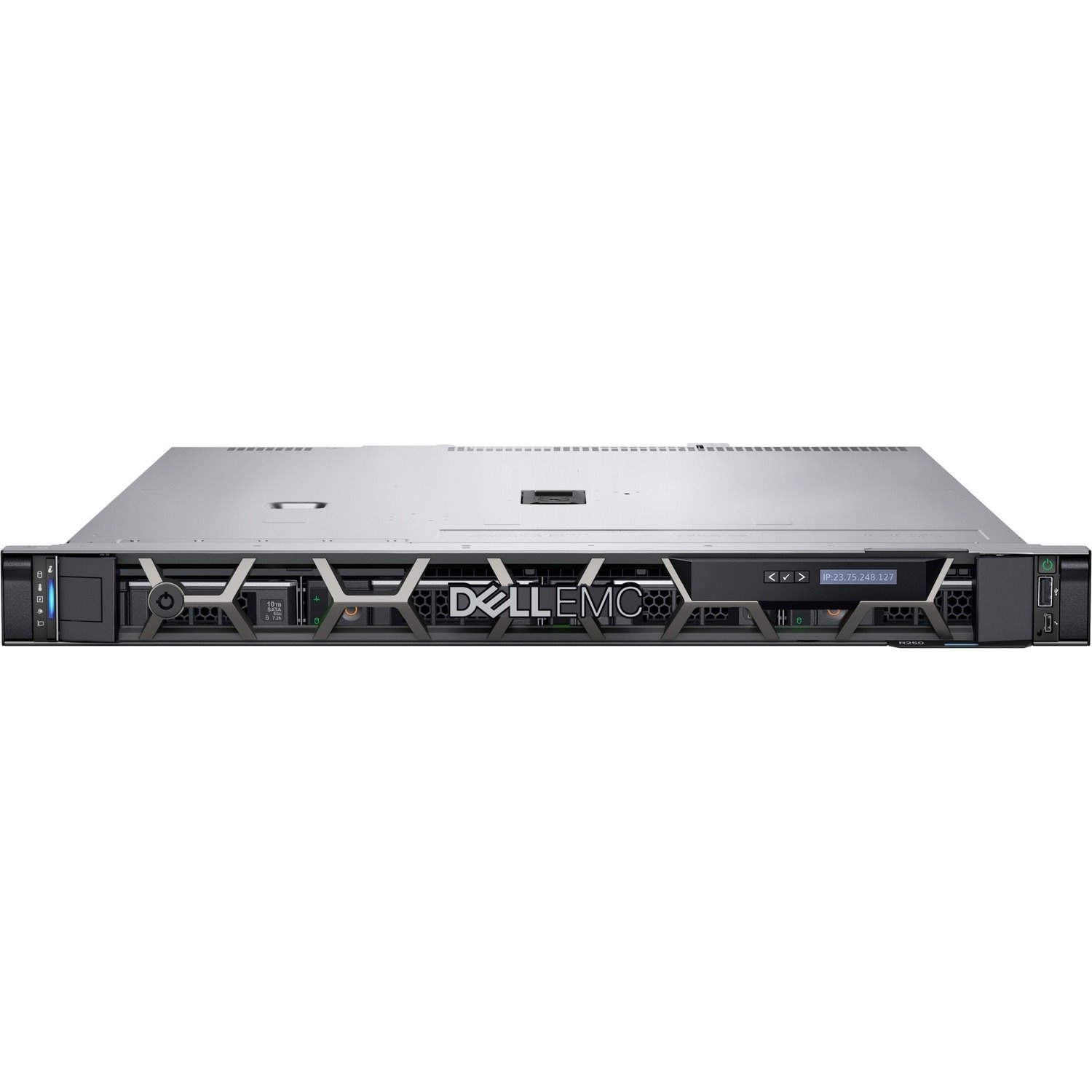 Dell PowerEdge R250 1U Rack-mountable Server - 1 x Intel Xeon E-2314 2.80 GHz - 16 GB RAM - 12Gb/s SAS Controller