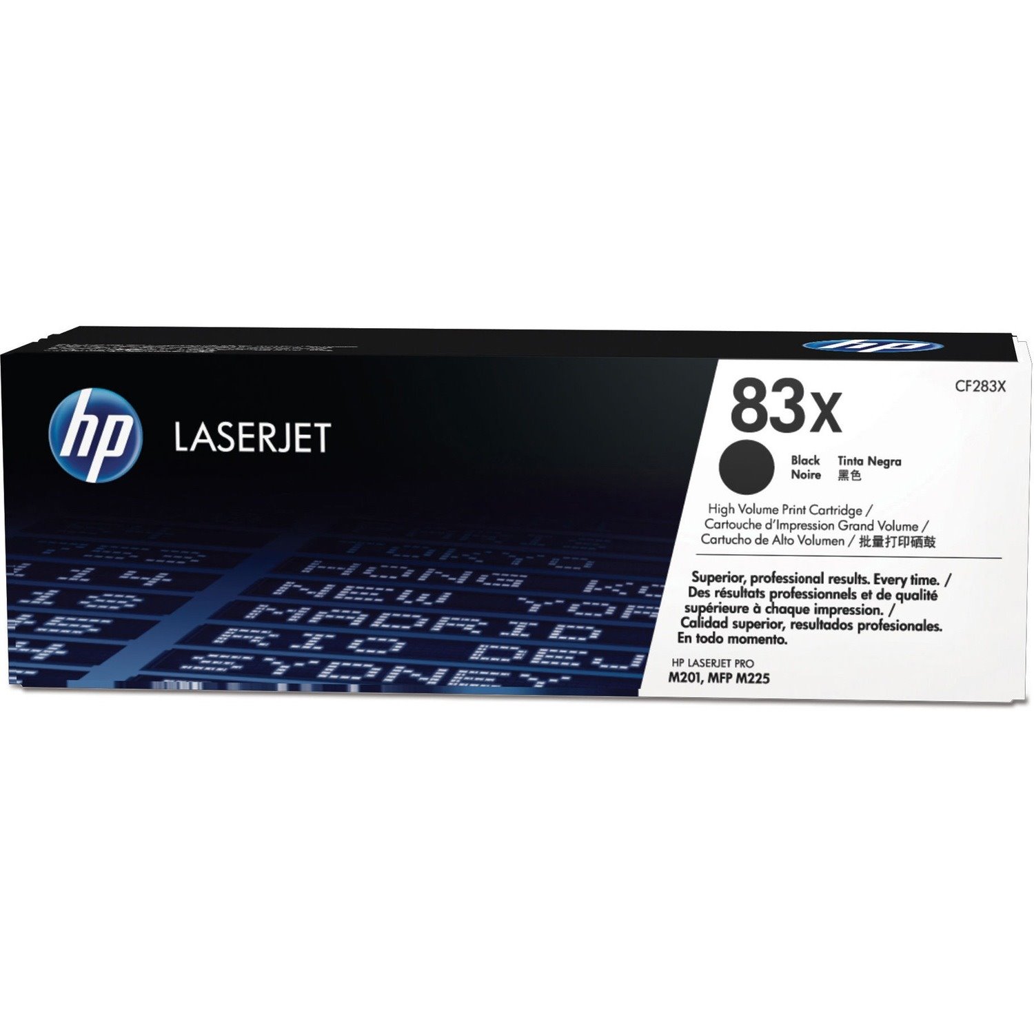 HP 83X Original High Yield Laser Toner Cartridge - Single Pack - Black - 1 Each