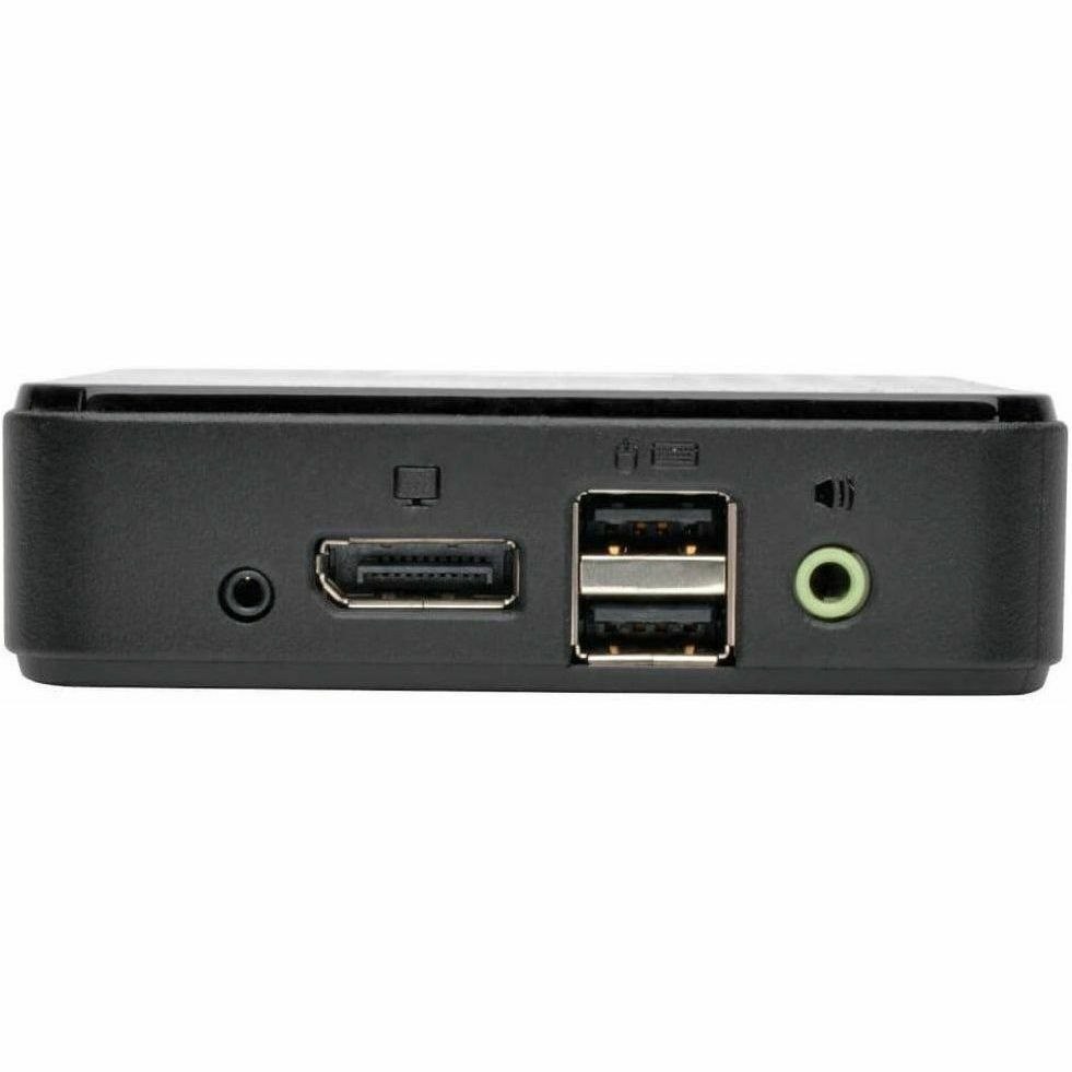 Eaton Tripp Lite Series 2-Port DisplayPort KVM Switch 4K 60 Hz with Audio, Cables and USB Peripheral Sharing