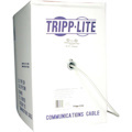 Eaton Tripp Lite Series Cat5e 350 MHz Solid Core Outdoor-Rated (UTP) PVC Bulk Ethernet Cable, PoE - Gray, 1000 ft. (304.8 m)