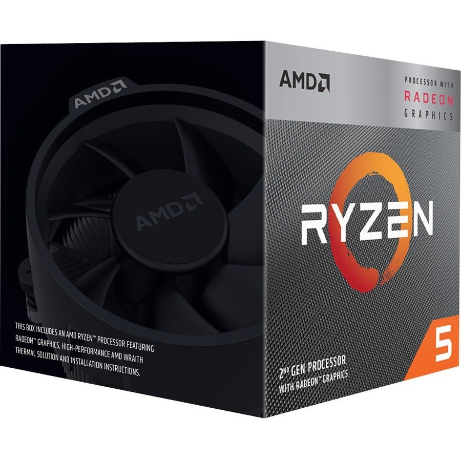 AMD Ryzen 5 3400G Quad-core (4 Core) 3.70 GHz Processor - Retail Pack