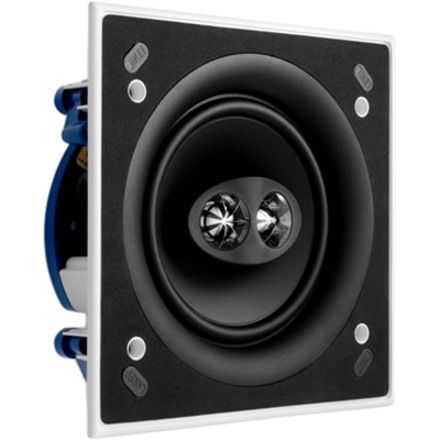 KEF Ci160CSds 2-way In-ceiling, In-wall, Flush Mount Speaker - 80 W RMS - White