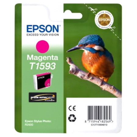 Epson UltraChrome Hi-Gloss2 T1593 Original Inkjet Ink Cartridge - Magenta - 1 Pack
