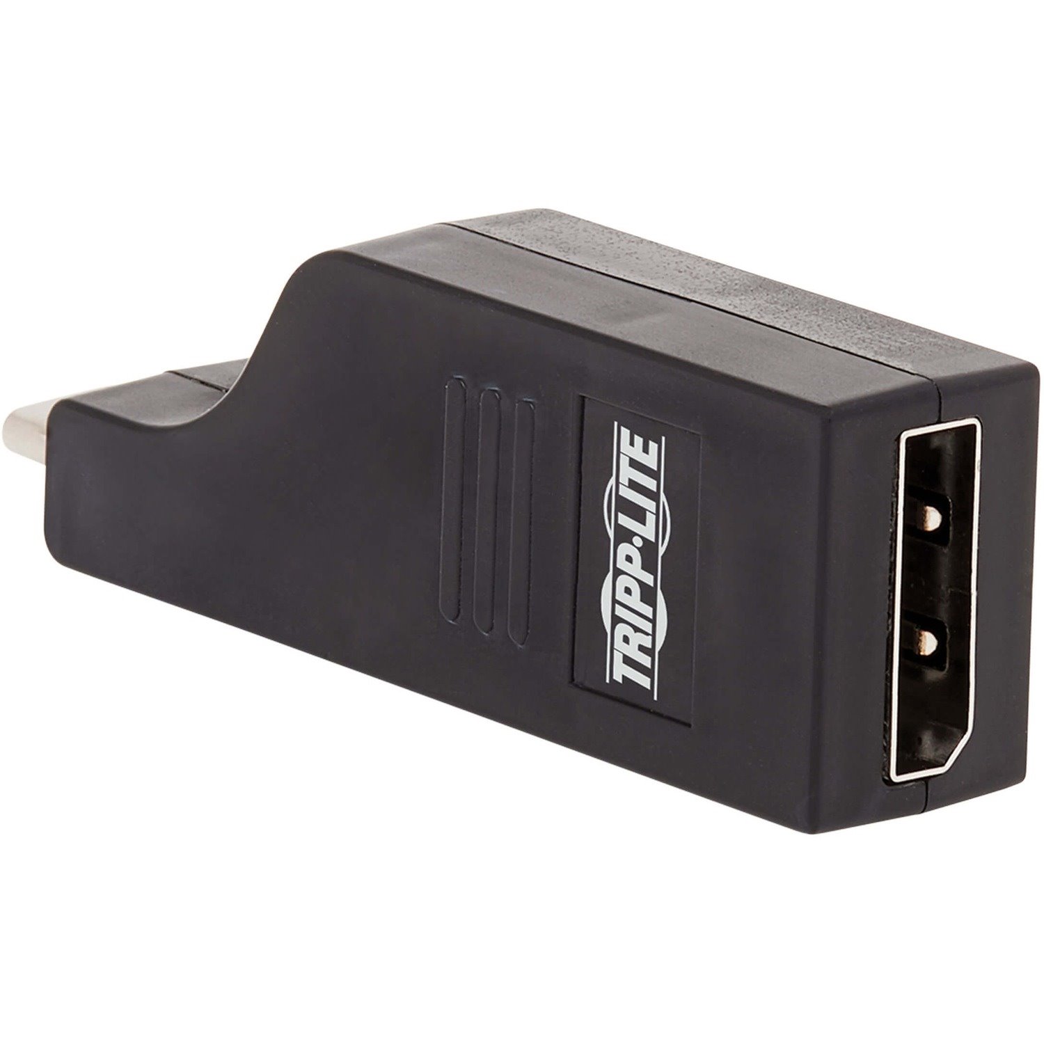 Eaton Tripp Lite Series USB-C to DisplayPort Vertical Adapter (M/F) - USB 3.1, Gen 1, Thunderbolt 3, 4K @ 60 Hz, Black