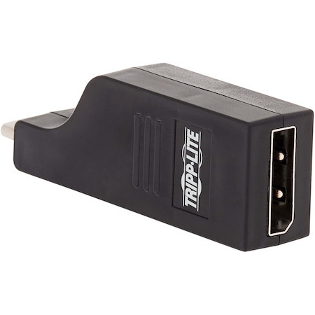 Tripp Lite by Eaton USB-C to DisplayPort Vertical Adapter (M/F) - USB 3.1, Gen 1, Thunderbolt 3, 4K @ 60 Hz, Black