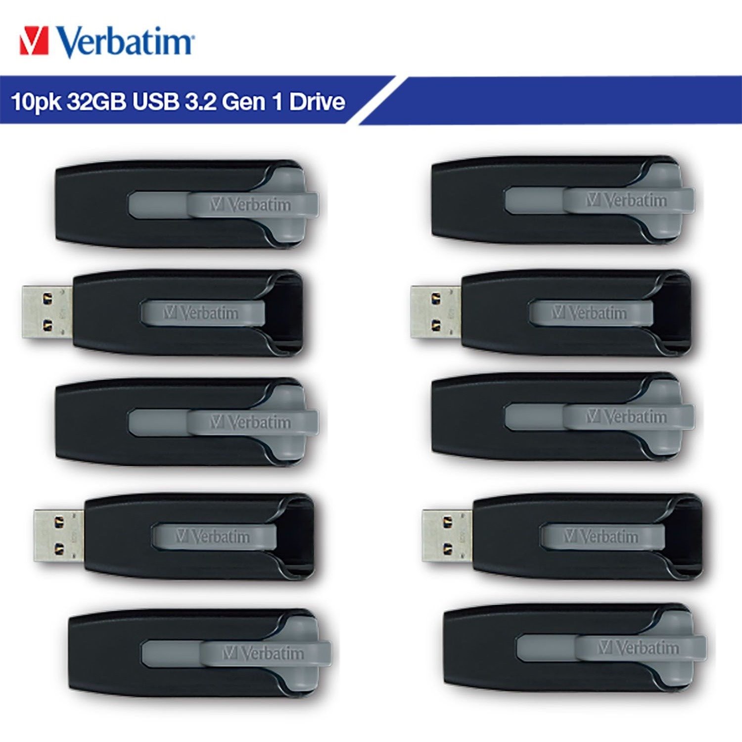 Verbatim Store 'n' Go&reg; V3 32GB USB 3.2 (Gen 1) Flash Drive