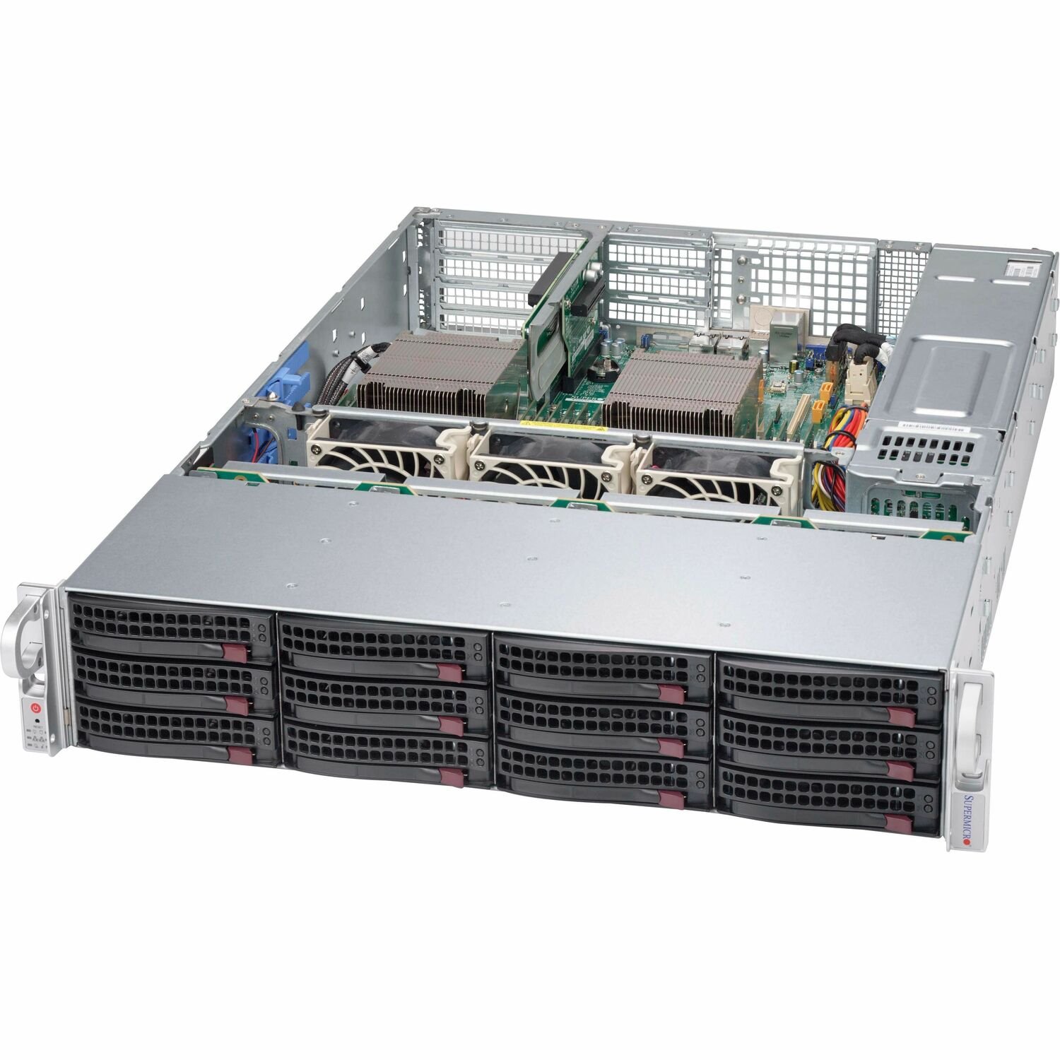 SuperMicro NR Black 2U SC826B Wio Chassis