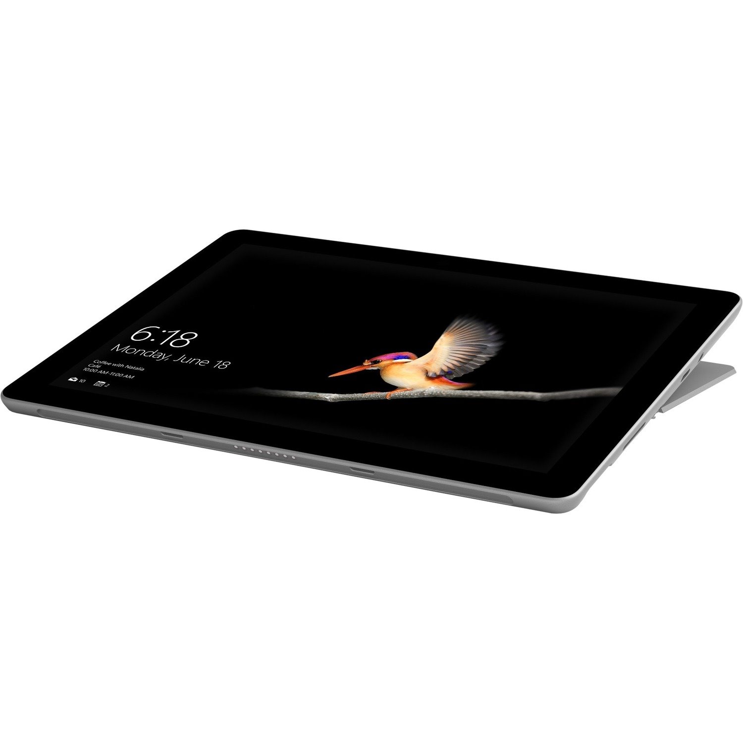 Microsoft Surface Go Tablet - 10" - 8 GB - 128 GB SSD - Windows 10 Pro - Silver