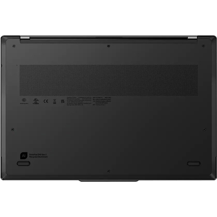 Lenovo ThinkPad Z16 Gen 1 21D4001VUS 16" Notebook - WUXGA - AMD Ryzen 7 PRO 6850H - 16 GB - 512 GB SSD - English Keyboard - Arctic Gray, Black