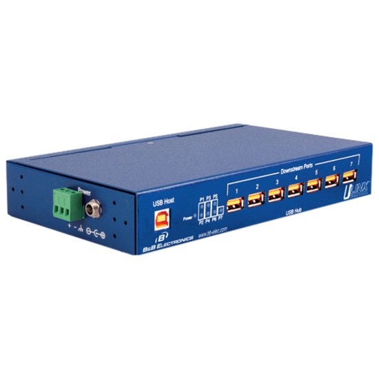 B&B 7 PORT INDUSTRIAL USB HUB