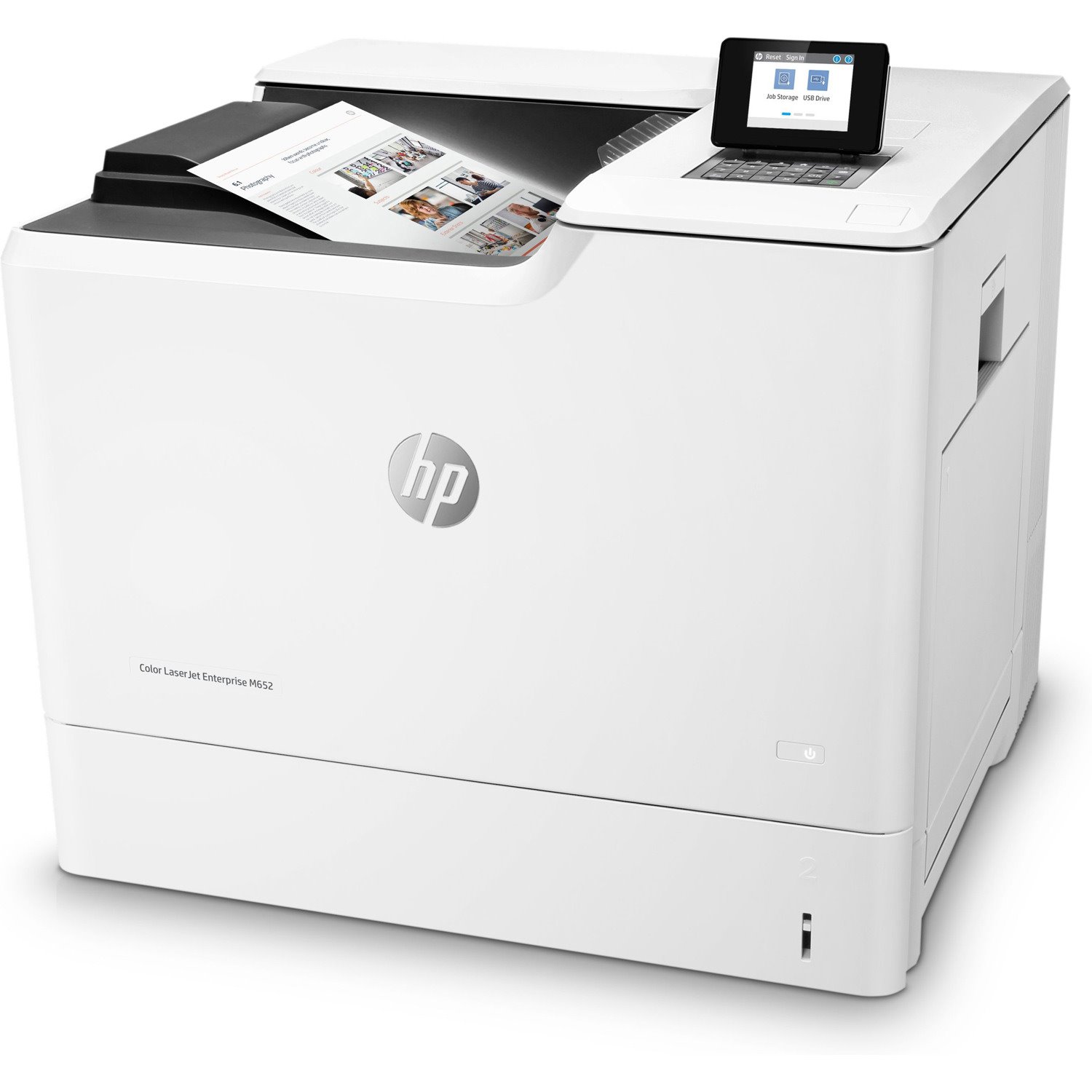 HP LaserJet M652n Desktop Laser Printer - Colour