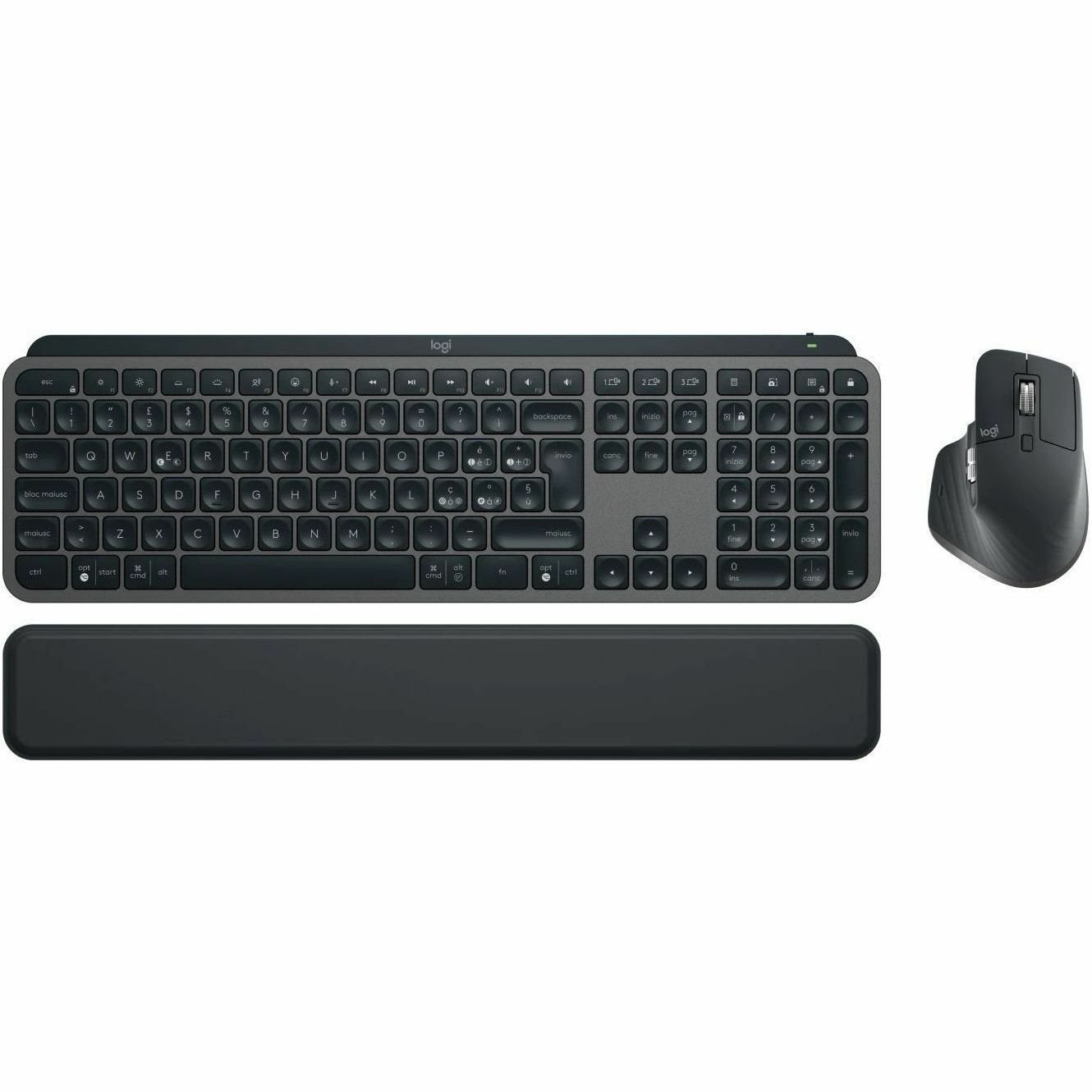 Logitech MX Keys S Combo Keyboard & Mouse - QWERTY - Italian