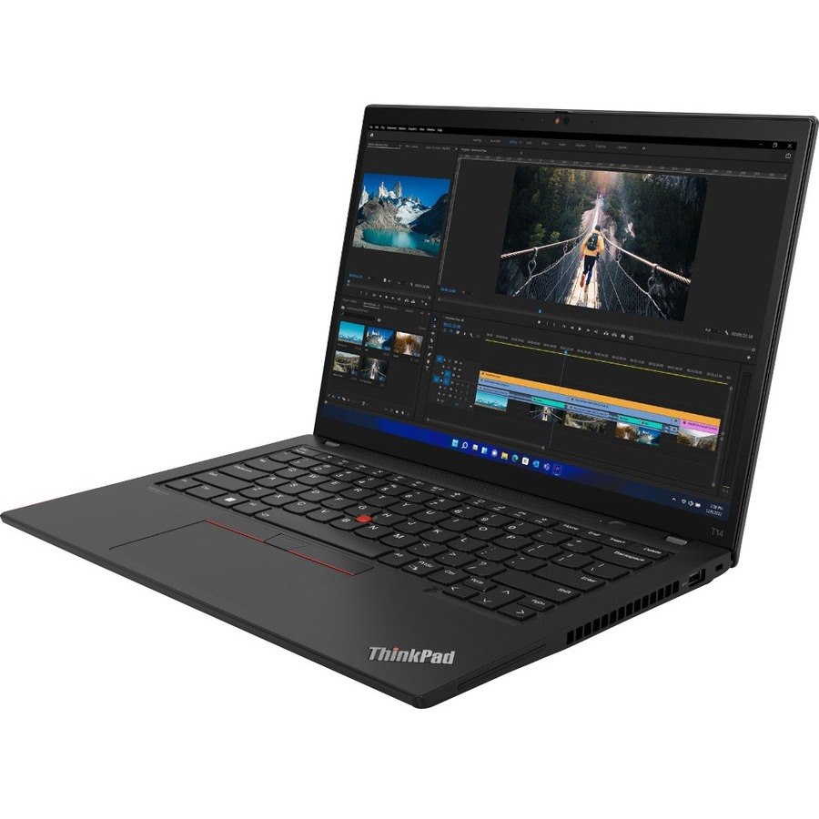 Lenovo ThinkPad T14 Gen 4 21HES2P024 14" Notebook - WUXGA - Intel Core i5 13th Gen i5-1345U - 16 GB - 256 GB SSD - Thunder Black