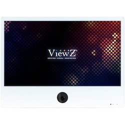 ViewZ VZ-PVM-Z2W3N 23" Class Webcam Full HD LCD Monitor - 16:9 - White
