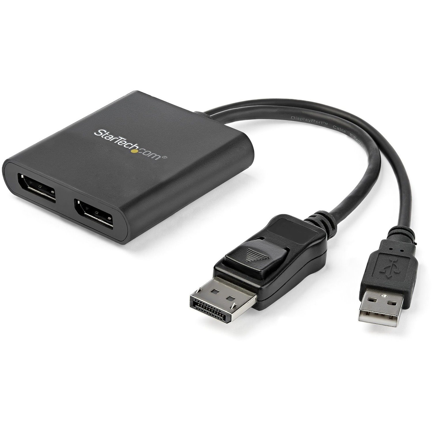 StarTech.com Dual-Monitor DisplayPort 1.2 Splitter, DisplayPort to 2x DP Multi-Monitor Adapter, Dual 4K 30Hz Computer MST Hub, Windows~2-Port Multi Monitor Adapter, DisplayPort 1.2 MST Hub, Dual 4K 30Hz, Video Splitter for Extended Desktop Mode, Windows Only