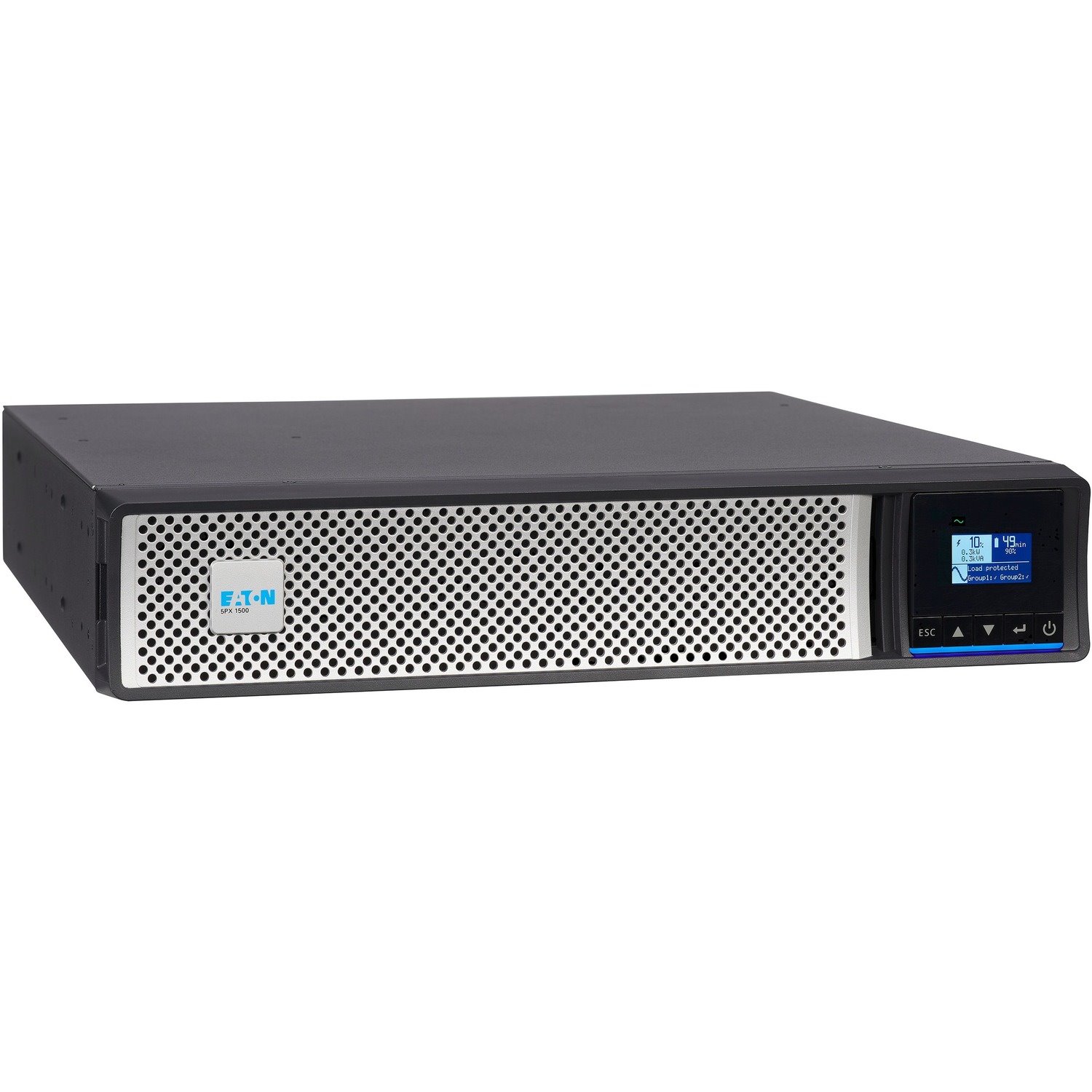 Eaton 5PX G2 1440VA 1440W 120V Line-Interactive UPS - 8 NEMA 5-15R Outlets, Cybersecure Network Card Included, Extended Run, 2U Rack/Tower