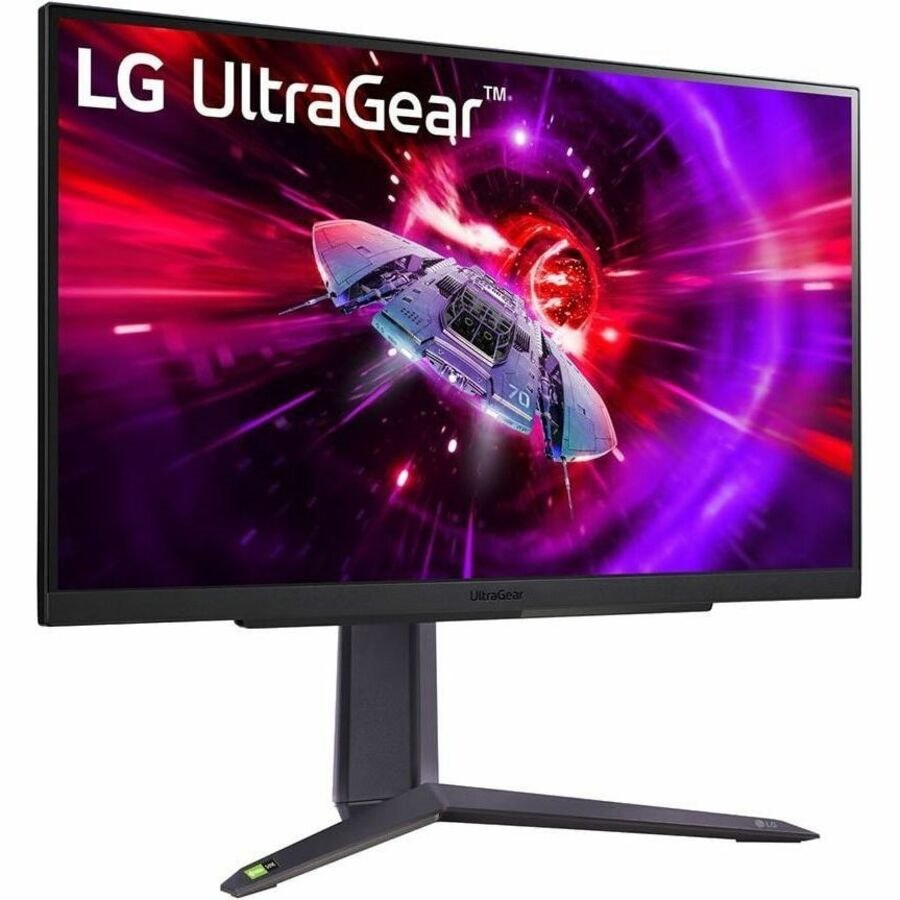 LG UltraGear 27GR75QB-B 27" Class WQHD Gaming LCD Monitor - 16:9 - Black, Matte Purple Gray