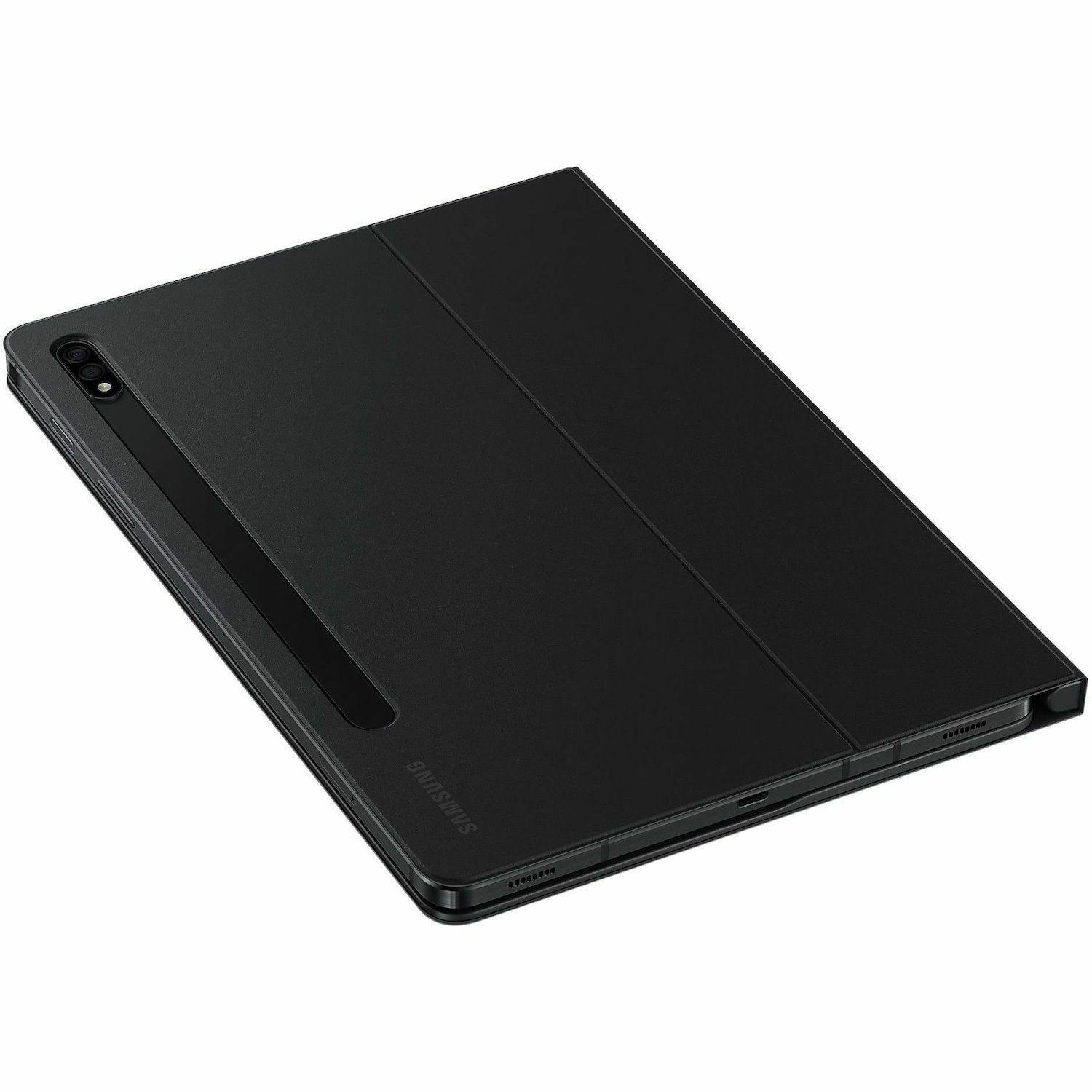 Samsung Keyboard/Cover Case (Book Fold) Samsung Galaxy Tab S8, Galaxy Tab S7 Tablet PC - Black