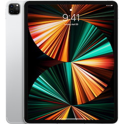 Apple iPad Pro (5th Generation) A2379 Tablet - 12.9" - Apple M1 - 8 GB - 256 GB Storage - iPadOS 14 - 5G - Silver
