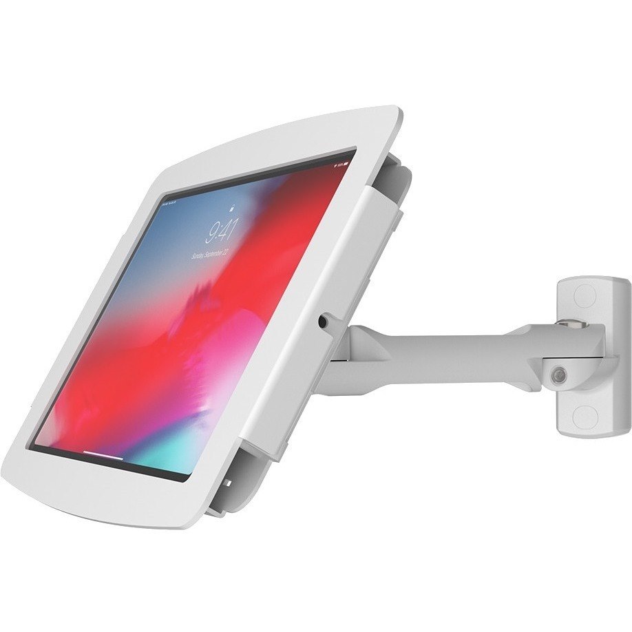 Compulocks iPad Pro 12.9" (3-6th Gen) Space Enclosure Swing Wall Mount White