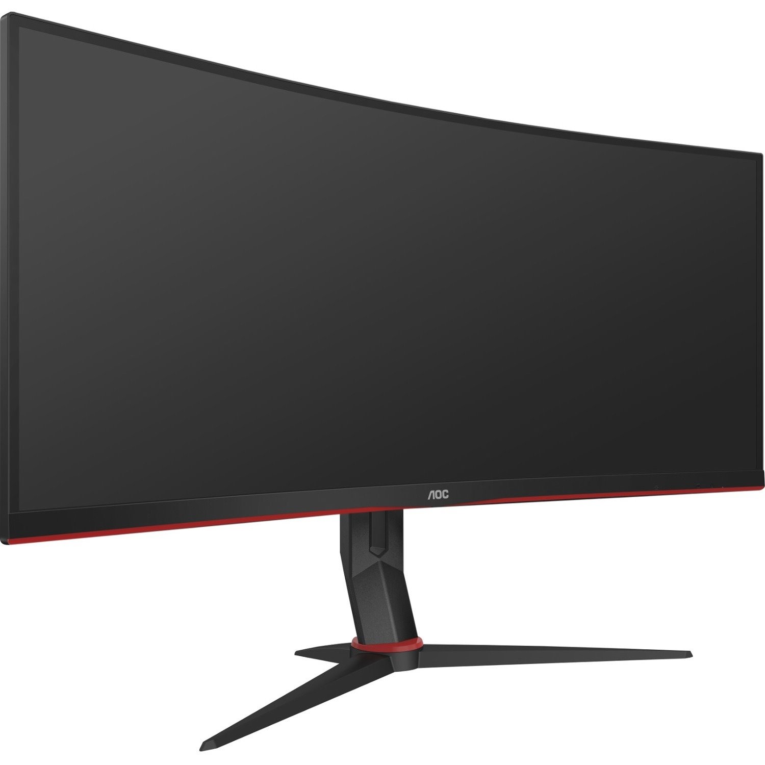 AOC CU34G2X 34" UW-QHD Curved Screen WLED Gaming LCD Monitor - 21:9 - Black Red