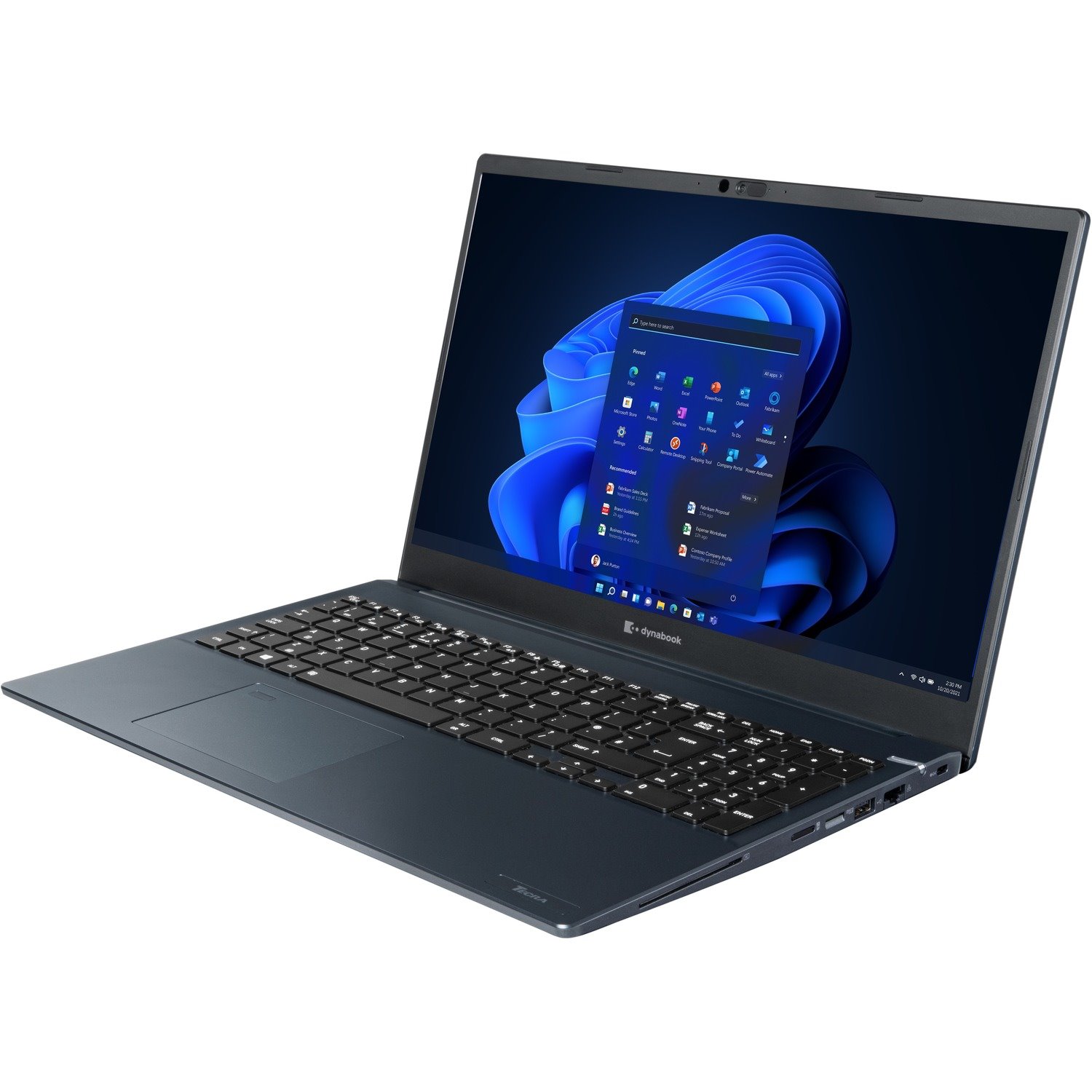 Dynabook Tecra A50-K A50-K1531 15.6" Notebook - Full HD - 1920 x 1080 - Intel Core i5 12th Gen i5-1240P - 8 GB Total RAM - 256 GB SSD - Dark Blue