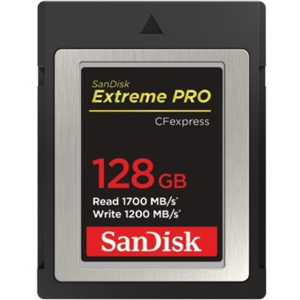 SanDisk Extreme PRO 128 GB CFexpress Card Type B - 1 Pack