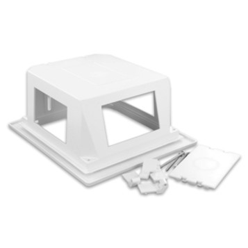 Leviton 47617-REB Mounting Box - Plastic - White