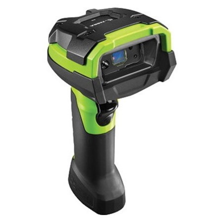 Zebra DS3608-ER Rugged Industrial, Manufacturing, Warehouse Handheld Barcode Scanner Kit - Cable Connectivity - Industrial Green, Black - USB Cable Included