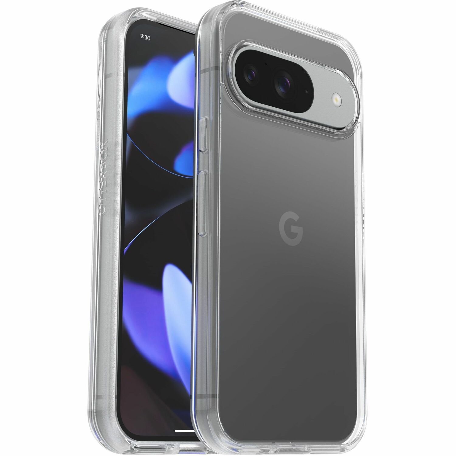 OtterBox Symmetry Case for Google Pixel 9, Pixel 9 Pro Smartphone - Clear - Retail - Poly Bag