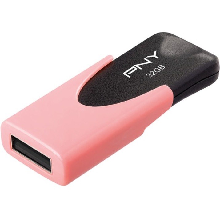 PNY Attach&eacute; 4 32 GB USB 2.0 Type A Flash Drive - Pastel Coral