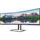 Philips 498P9Z/75 48.8" Dual Quad HD (DQHD) Curved Screen LCD Monitor - 32:9 - Textured Black