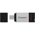 Kingston DataTraveler 80 128GB USB 3.2 (Gen 1) Type C Flash Drive