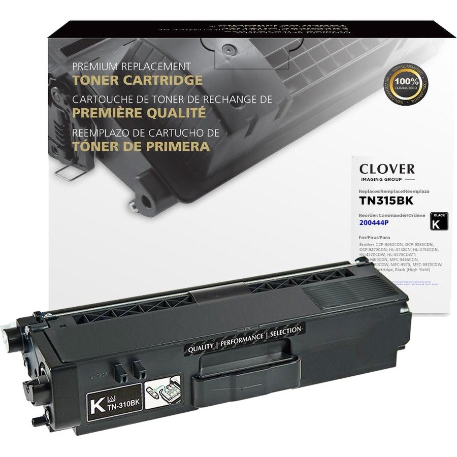 Clover Technologies Remanufactured Toner Cartridge - Alternative for Brother TN315, TN315BK - Black