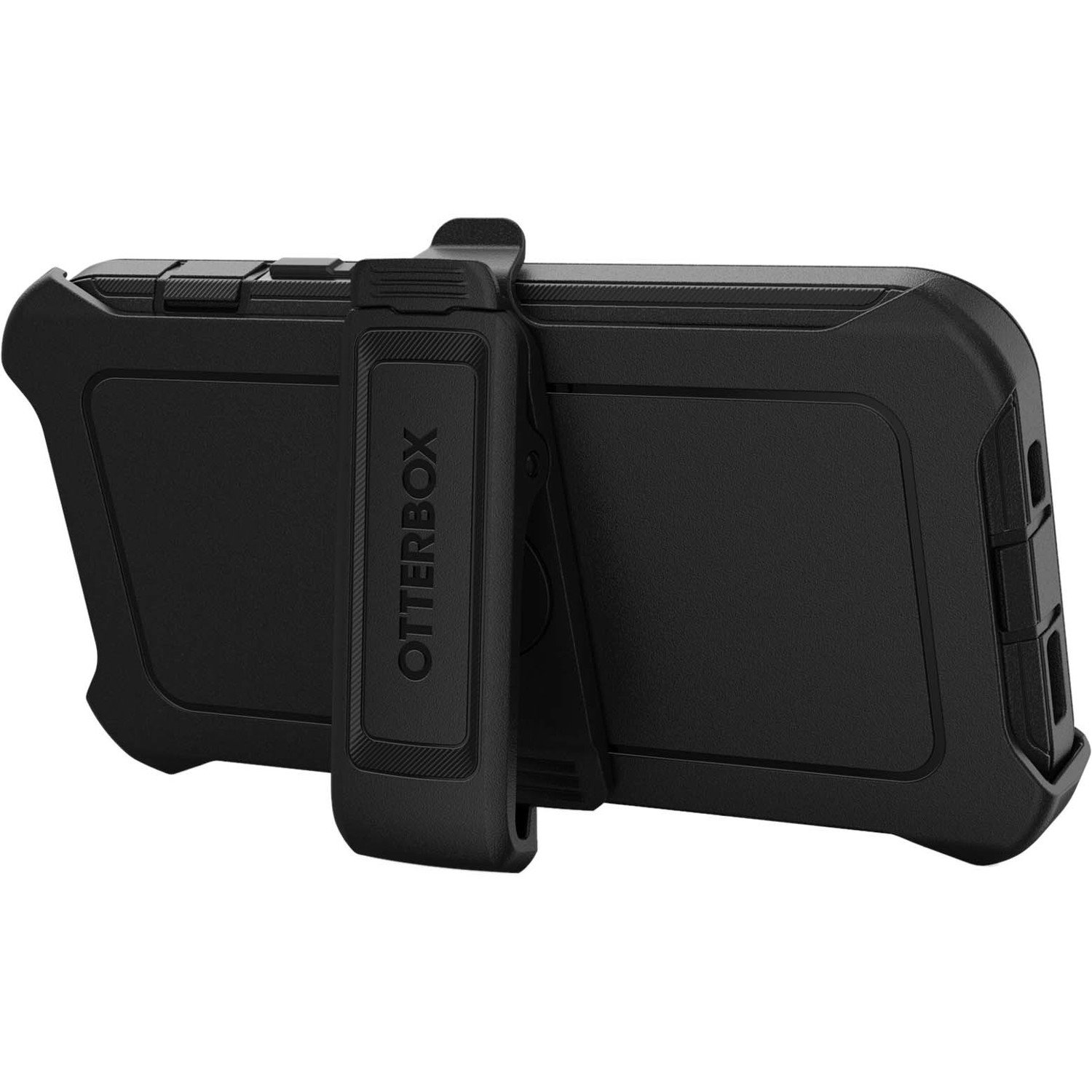 OtterBox Defender Rugged Carrying Case (Holster) Apple iPhone 13, iPhone 14 - Black