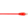 Black Box CAT5e Value Line Patch Cable, Stranded, Red, 3-ft. (0.9-m), 5-Pack