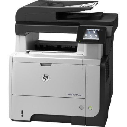 HP LaserJet Pro M521 M521DN Laser Multifunction Printer-Monochrome-Copier/Fax/Scanner-42 ppm Mono Print-1200x1200 Print-Automatic Duplex Print-75000 Pages Monthly-600 sheets Input-Color Scanner-1200 Optical Scan-Gigabit Ethernet Ethernet