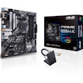 Asus Prime B550M-A AC Desktop Motherboard - AMD B550 Chipset - Socket AM4 - Micro ATX