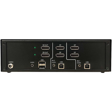 Tripp Lite by Eaton Secure KVM Switch, 2-Port, Dual Head, DisplayPort to DisplayPort, 4K, NIAP PP4.0, Audio, TAA