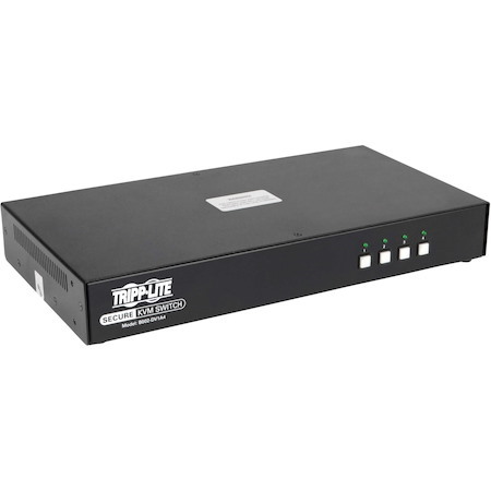 Tripp Lite by Eaton Secure KVM Switch 4-Port DVI to DVI NIAP PP3.0 Certified Audio Single Monitor TAA