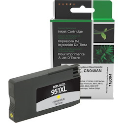 Clover Technologies Remanufactured High Yield Inkjet Ink Cartridge - Alternative for HP 951XL (CN048AN) - Yellow - 1 Each