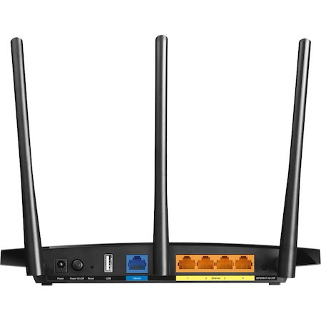 TP-LINK Archer C7 AC1750 Dual Band Wireless AC Gigabit Router, 2.4GHz 450Mbps+5Ghz 1350Mbps, 2 USB Ports, IPv6, Guest Network