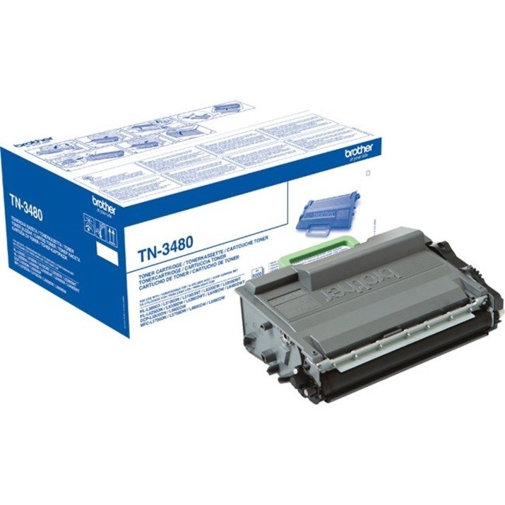 Brother TN-3480 Original High Yield Laser Toner Cartridge - Black Pack