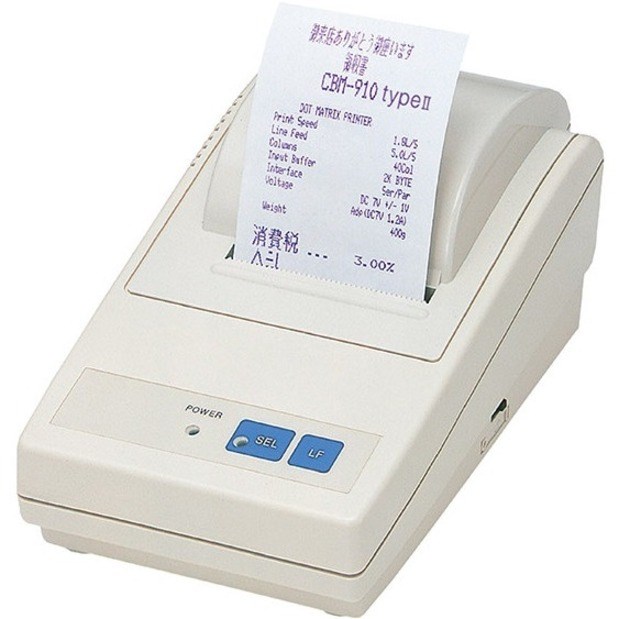 Citizen CBM-910II Desktop Dot Matrix Printer - Monochrome - Receipt Print - Serial