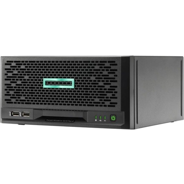 HPE ProLiant MicroServer Gen10 Plus v2 Ultra Micro Tower Server - 1 x Intel Xeon E-2314 2.80 GHz - 16 GB RAM - 1 TB HDD - (1 x 1TB) HDD Configuration - Serial ATA Controller
