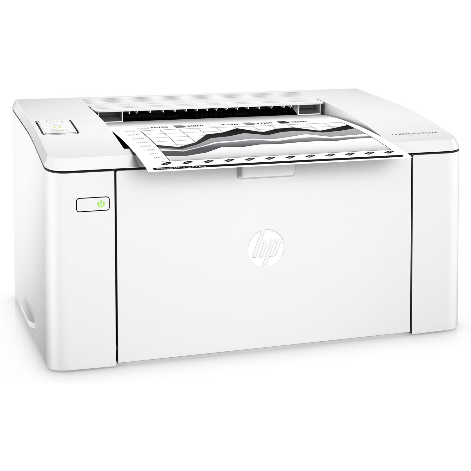 HP LaserJet Pro M102 M102w Desktop Laser Printer - Monochrome