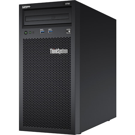 Lenovo ThinkSystem ST50 7Y48A02WAU 4U Tower Server - 1 x Intel Xeon E-2246G 3.60 GHz - 16 GB RAM - Serial ATA/600 Controller