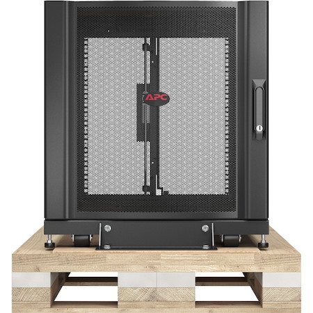 APC by Schneider Electric NetShelter SX 12U Floor Standing Rack Cabinet for Server, Storage - 482.60 mm Rack Width x 920.75 mm Rack Depth - Black