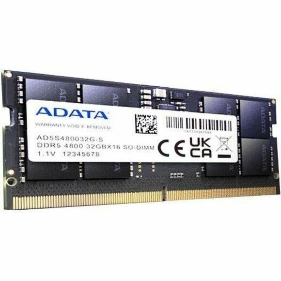 Adata AD5S480032G-S RAM Module for Notebook - 32 GB - DDR5-4800/PC5-38400 DDR5 SDRAM - 1.10 V