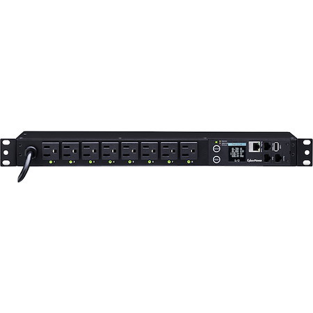 CyberPower PDU81001 100 - 120 VAC 15A Switched Metered-by-Outlet PDU